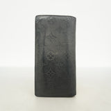 【6he4558-k】ルイヴィトン 長財布 モノグラム・シャドウ ポルトフォイユブラザ M62900 ブラック【中古】メンズ