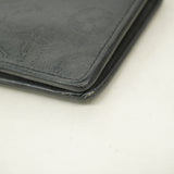 【6he4558-k】ルイヴィトン 長財布 モノグラム・シャドウ ポルトフォイユブラザ M62900 ブラック【中古】メンズ