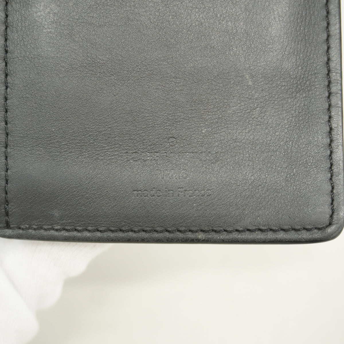 【6he4558-k】ルイヴィトン 長財布 モノグラム・シャドウ ポルトフォイユブラザ M62900 ブラック【中古】メンズ