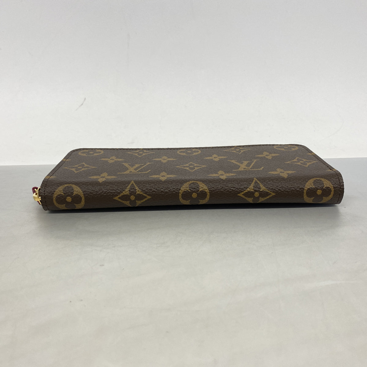 【6he4576】ルイヴィトン 長財布 モノグラム ポルトフォイユクレマンス M60742 フューシャ【中古】レディース