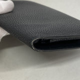 【6he4599】エルメス 長財布 ドゴンGM トゴ ブラック シルバー金具 □L刻印【中古】メンズ レディース ユニセックス