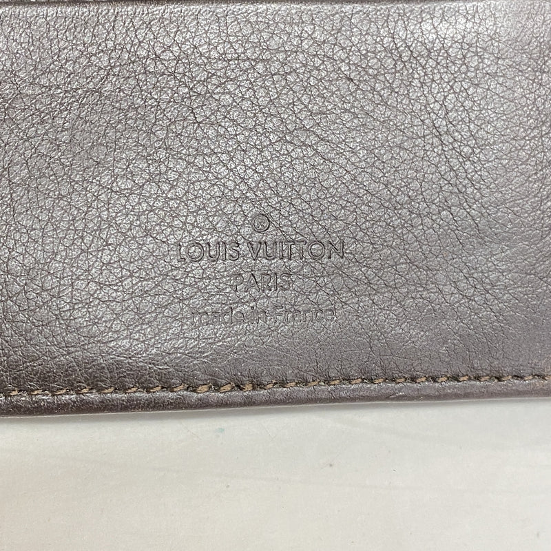 【6he4621-k】ルイヴィトン 三つ折り長財布 マヒナ ポルトフォイユアメリア M95968 ショコラ【中古】レディース