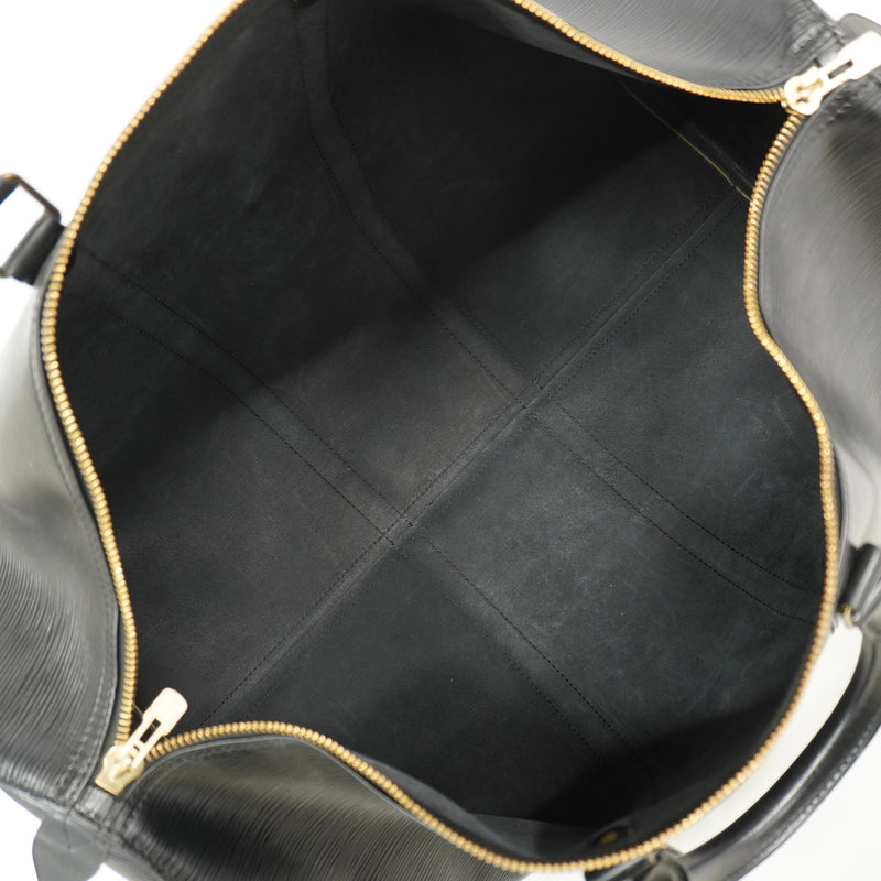 【6he4624】ルイヴィトン ボストンバッグ エピ キーポル55 M59142 ノワール【中古】メンズ レディース ユニセックス