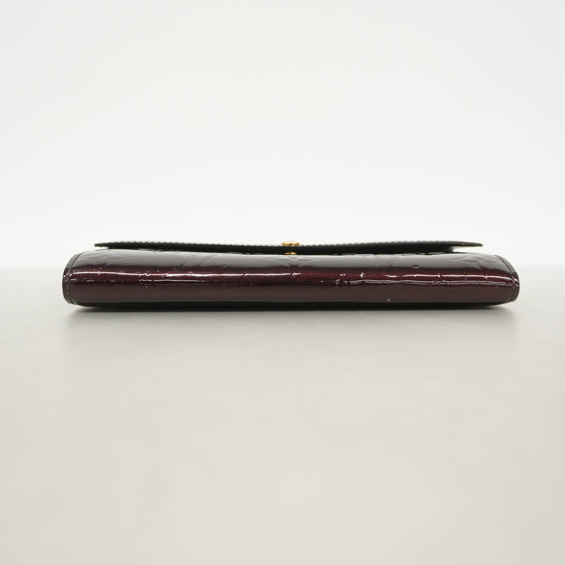【6he4627】ルイヴィトン 長財布 ヴェルニ ポルトフォイユサラ M93524 アマラント【中古】レディース