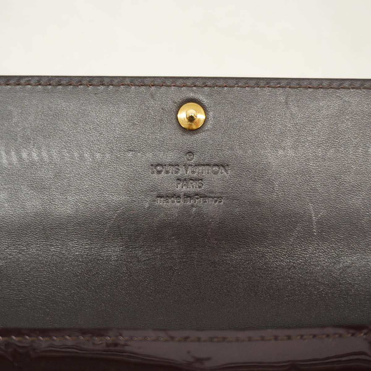 【6he4627】ルイヴィトン 長財布 ヴェルニ ポルトフォイユサラ M93524 アマラント【中古】レディース