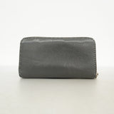 【6he4628】フェンディ 長財布 レザー ブラック シルバー金具【中古】メンズ レディース ユニセックス