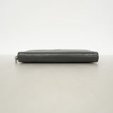 【6he4628】フェンディ 長財布 レザー ブラック シルバー金具【中古】メンズ レディース ユニセックス