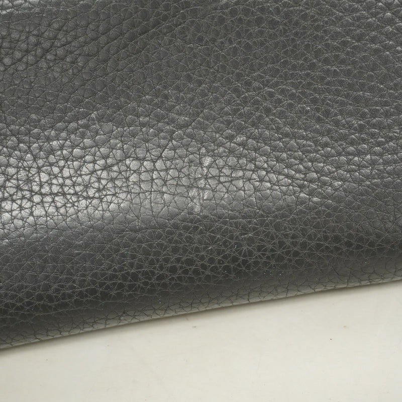 【6he4628】フェンディ 長財布 レザー ブラック シルバー金具【中古】メンズ レディース ユニセックス