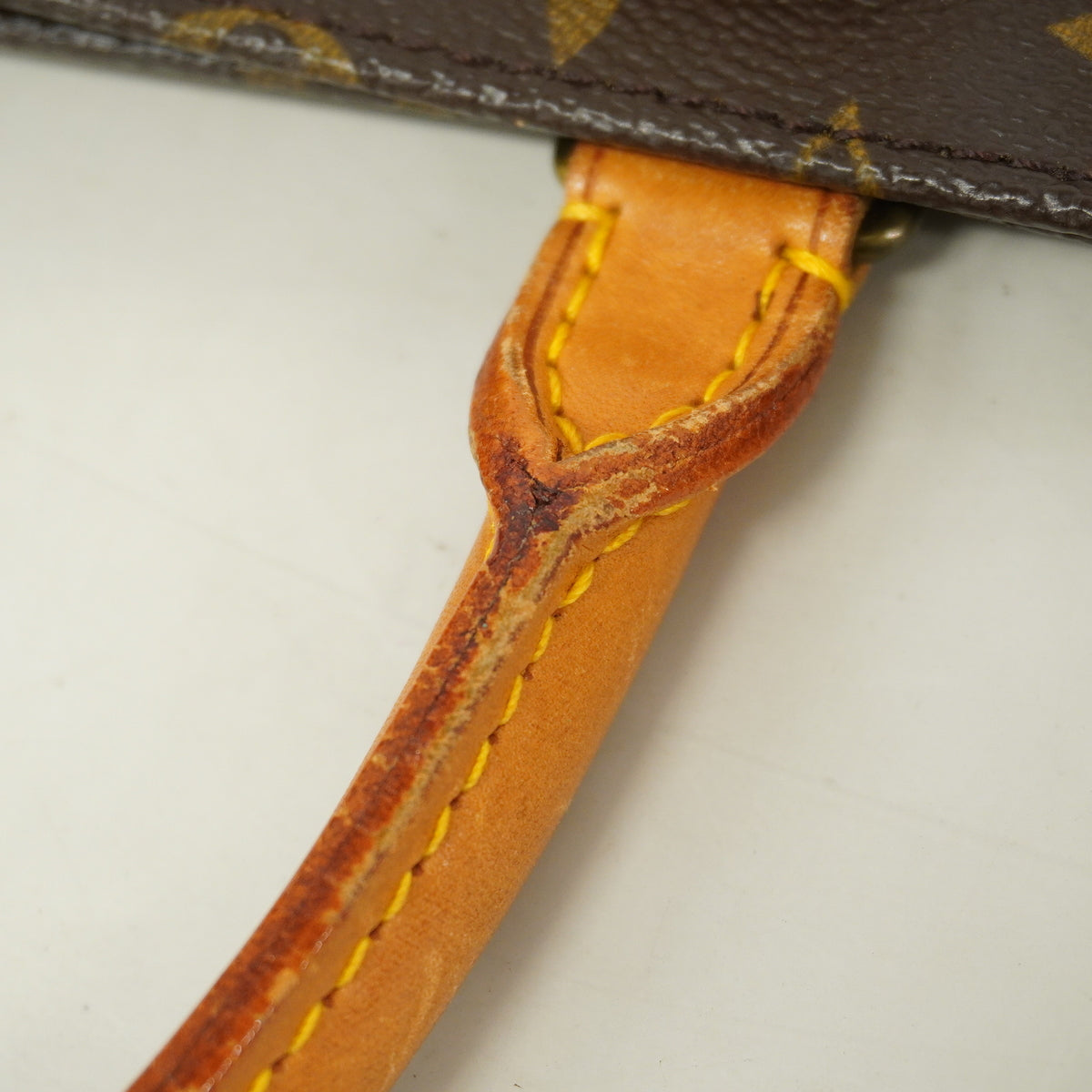 【6he4632】ルイヴィトン トートバッグ モノグラム サックプラ M51140 ブラウン【中古】レディース
