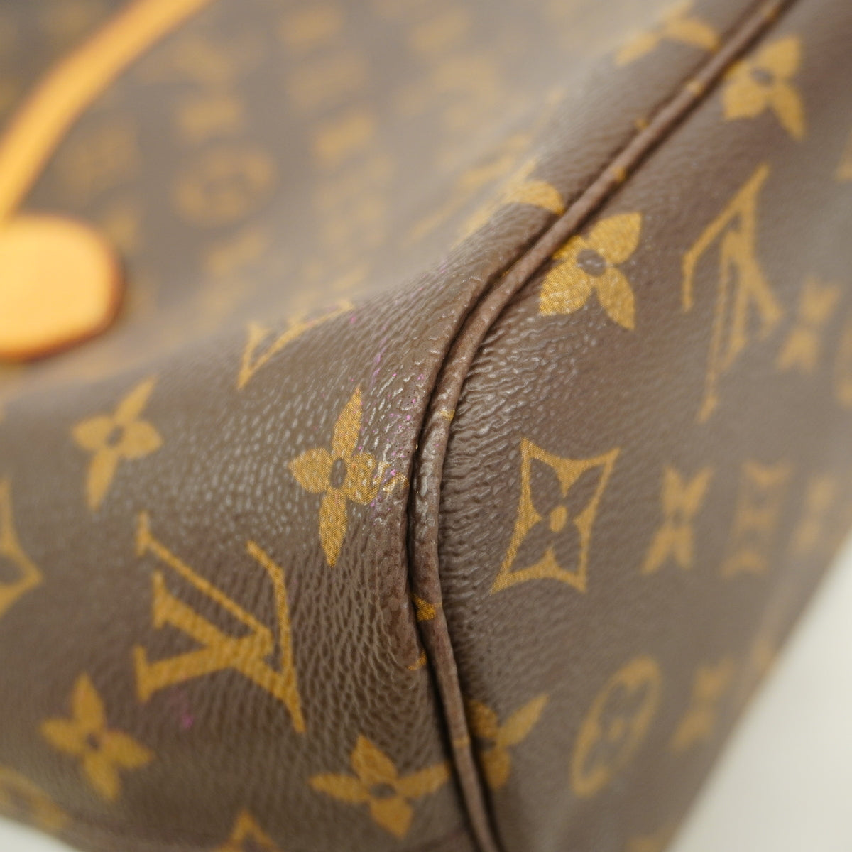 【6he4633】ルイヴィトン トートバッグ モノグラム ネヴァーフルPM M41245 ピヴォワンヌ【中古】レディース