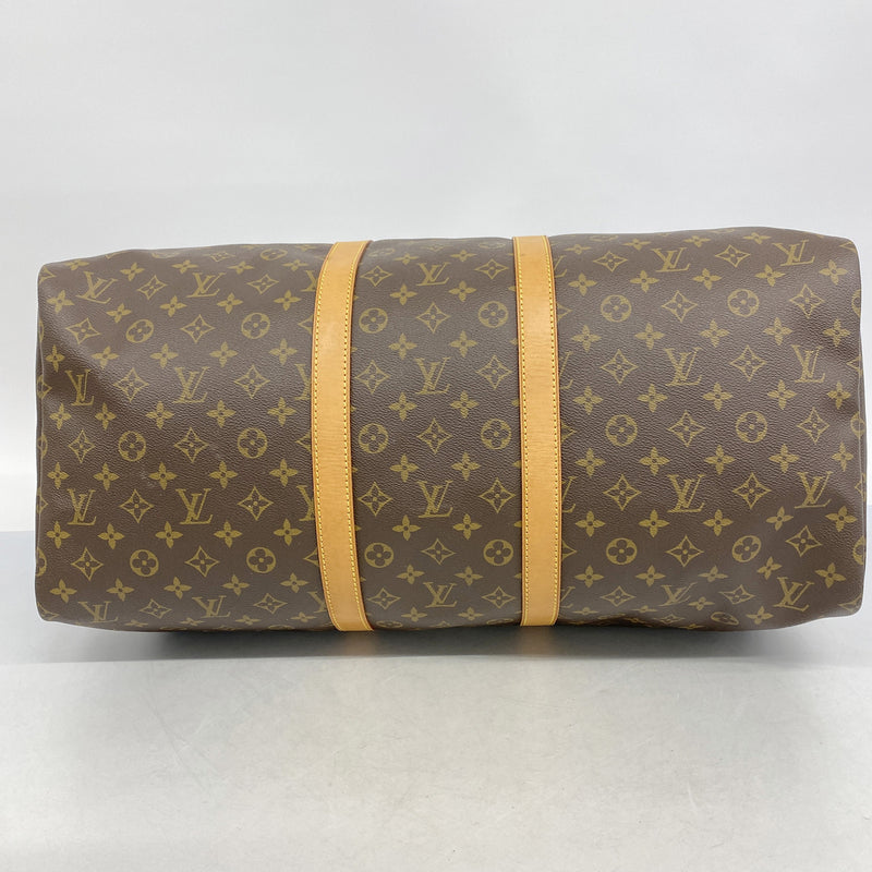【6he4637】ルイヴィトン ボストンバッグ モノグラム キーポル55 M41424 ブラウン【中古】メンズ レディース ユニセックス
