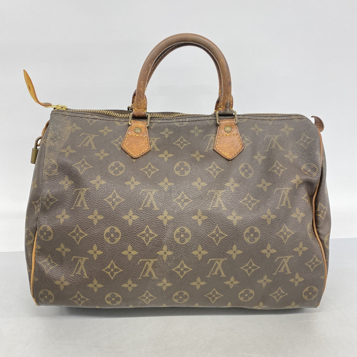 【6he4639】ルイヴィトン ハンドバッグ モノグラム スピーディ35 M41107 ブラウン【中古】レディース
