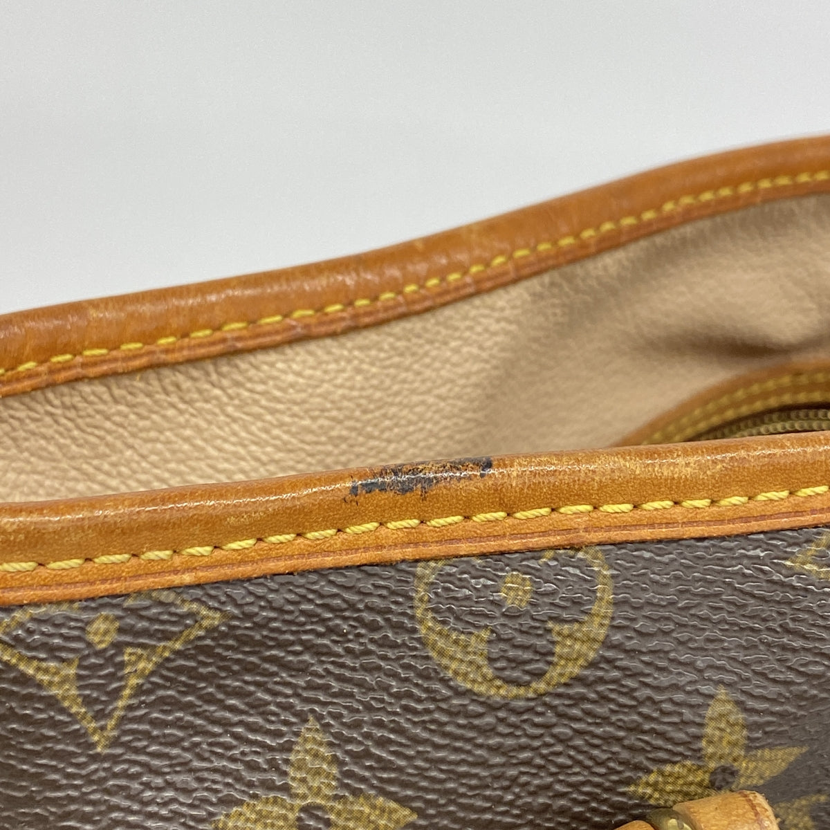 【6he4641】ルイヴィトン トートバッグ モノグラム バケットGM M42236 ブラウン【中古】レディース