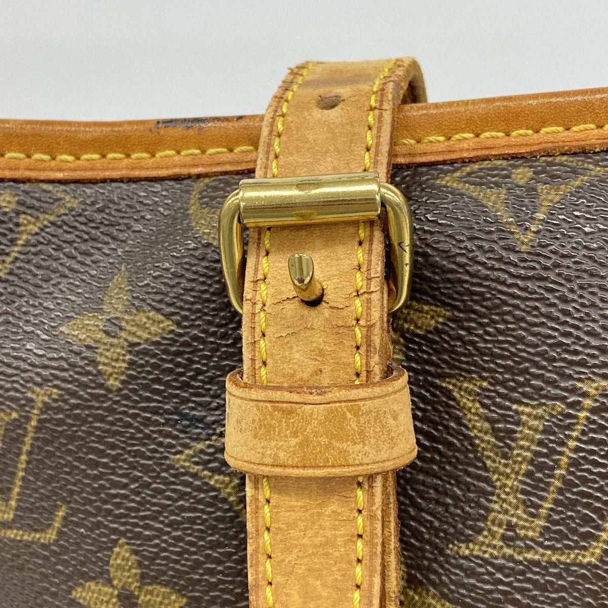 【6he4641】ルイヴィトン トートバッグ モノグラム バケットGM M42236 ブラウン【中古】レディース