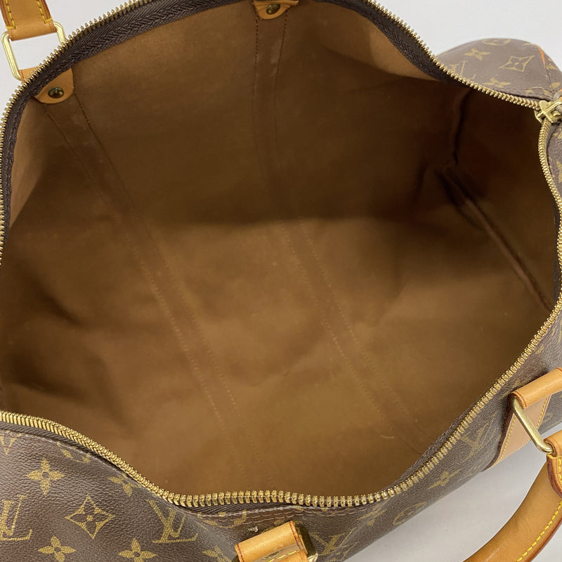 【6he4648】ルイヴィトン ボストンバッグ モノグラム キーポル50 M41426 ブラウン【中古】メンズ レディース ユニセックス