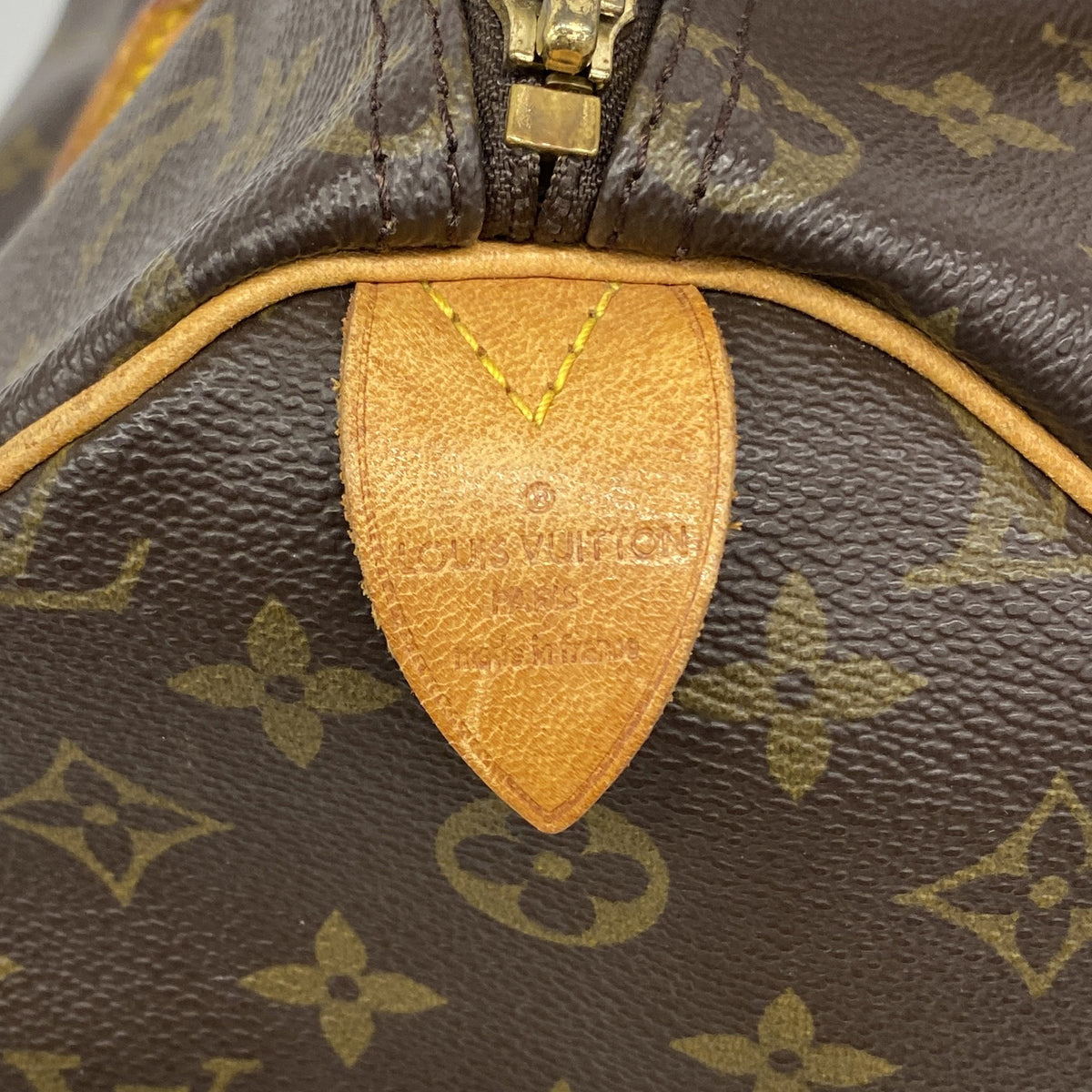 【6he4649】ルイヴィトン ハンドバッグ モノグラム スピーディ35 M41107 ブラウン【中古】レディース