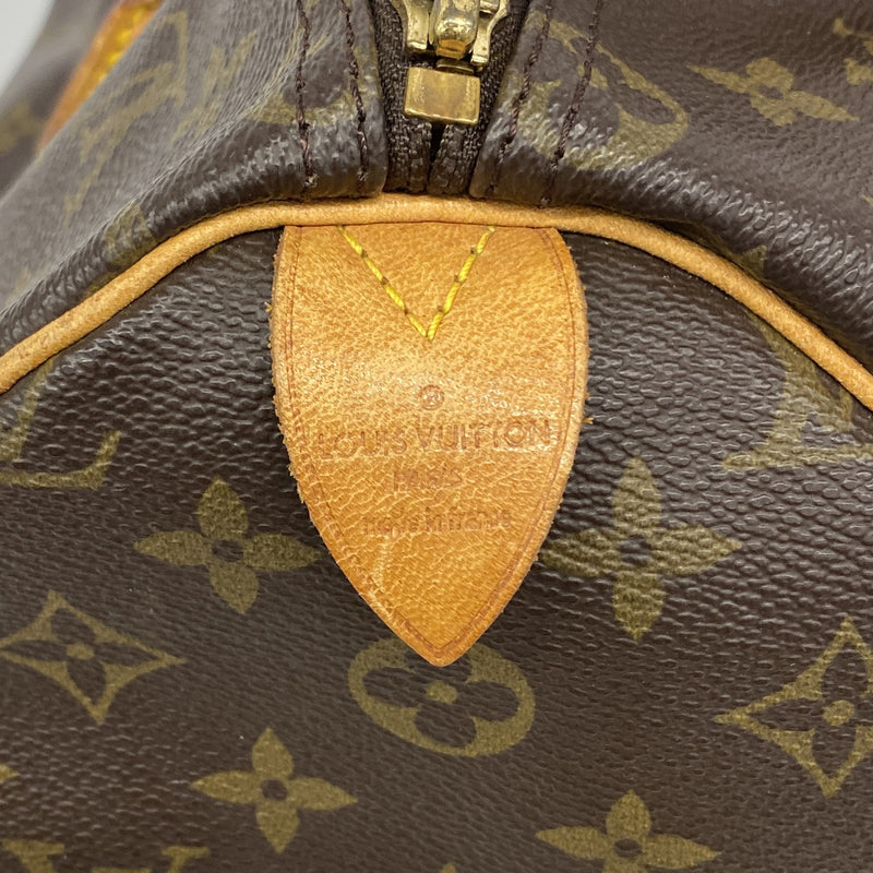 【6he4649】ルイヴィトン ハンドバッグ モノグラム スピーディ35 M41107 ブラウン【中古】レディース