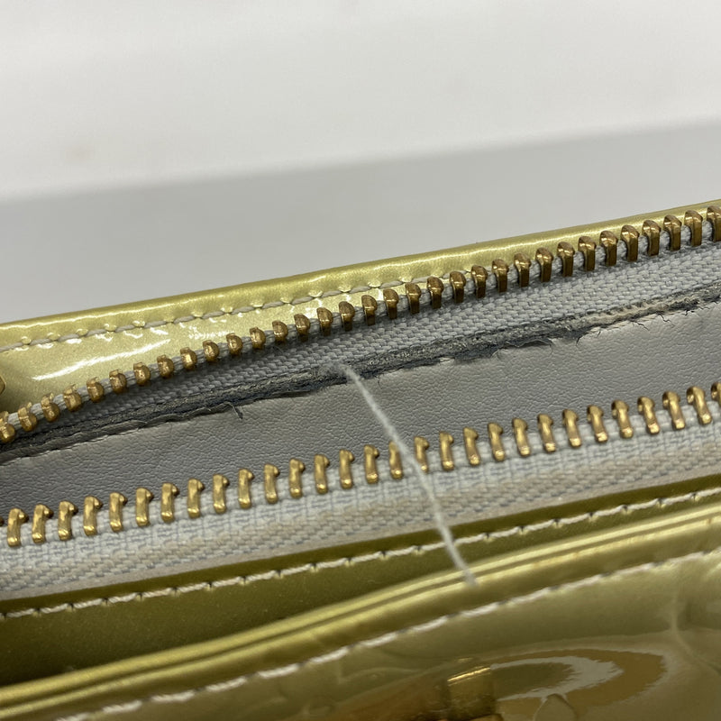 【6he4651】ルイヴィトン トートバッグ ヴェルニ ヒューストン M91053 グリ【中古】レディース