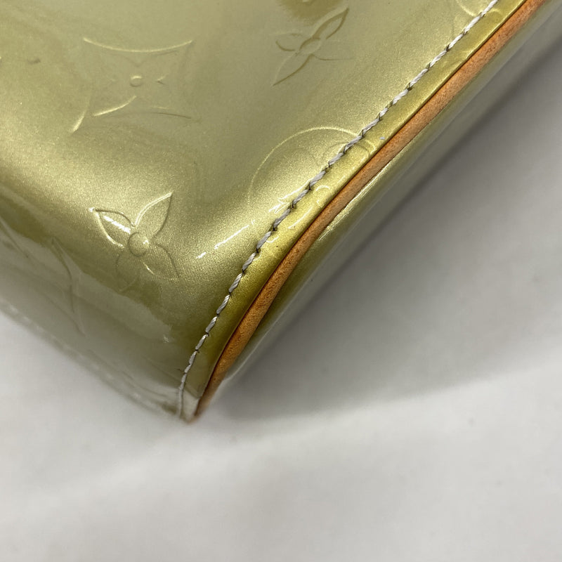 【6he4651】ルイヴィトン トートバッグ ヴェルニ ヒューストン M91053 グリ【中古】レディース
