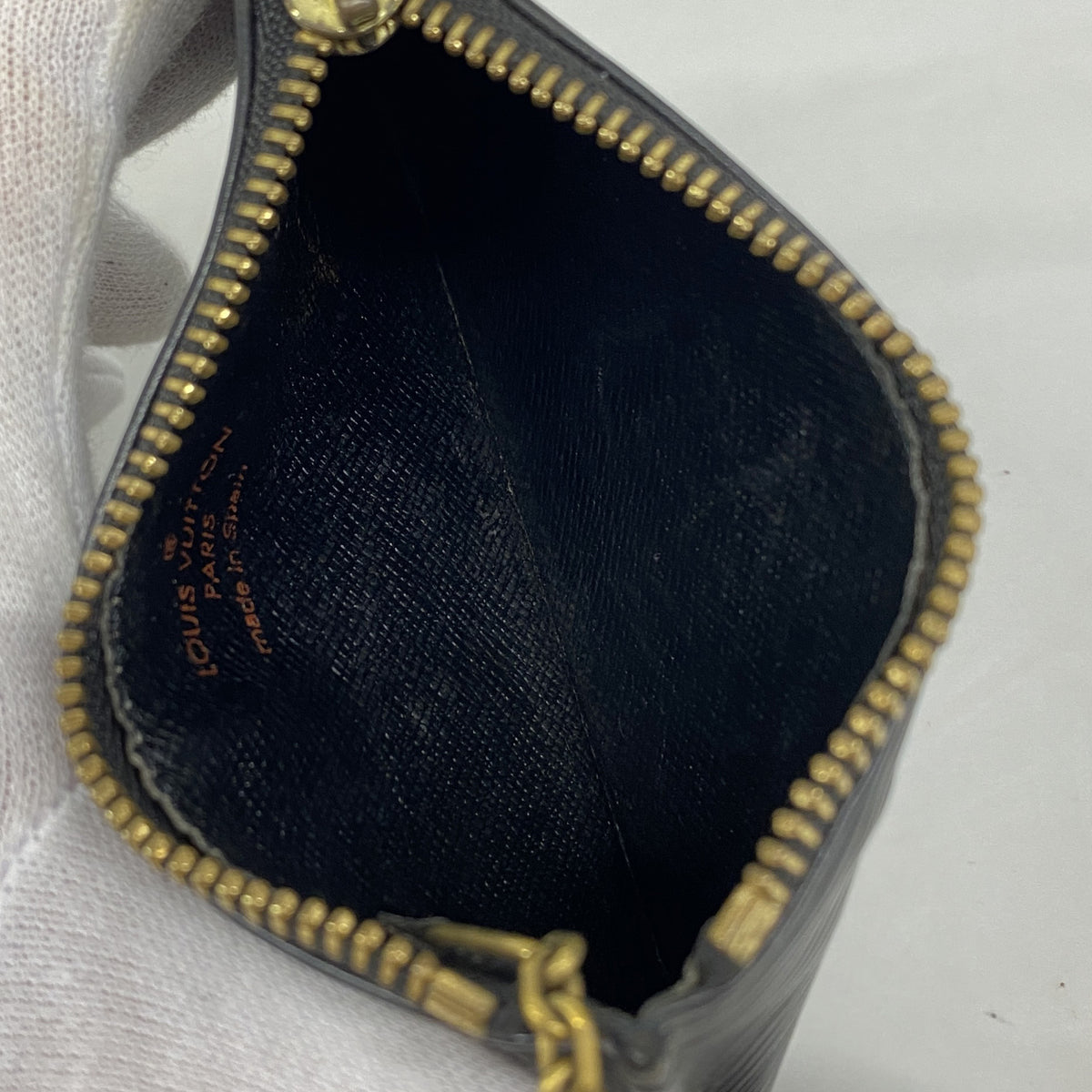 【6he4652】ルイヴィトン コインケース エピ ポシェットクレ M63802 ノワール【中古】メンズ レディース ユニセックス