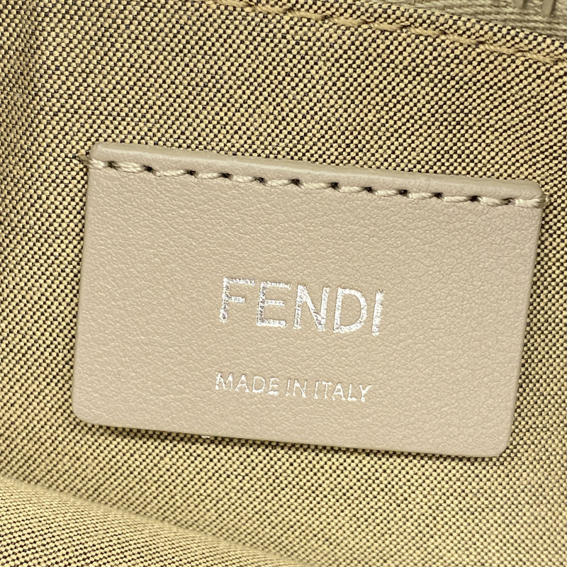 【6he4657】フェンディ ハンドバッグ バイザウェイ レザー グレー シルバー金具 2wayバック【中古】レディース