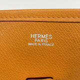 【6he4659】エルメス ショルダーバッグ エヴリン2PM ヴォーエプソン オレンジ シルバー金具 □I刻印【中古】レディース