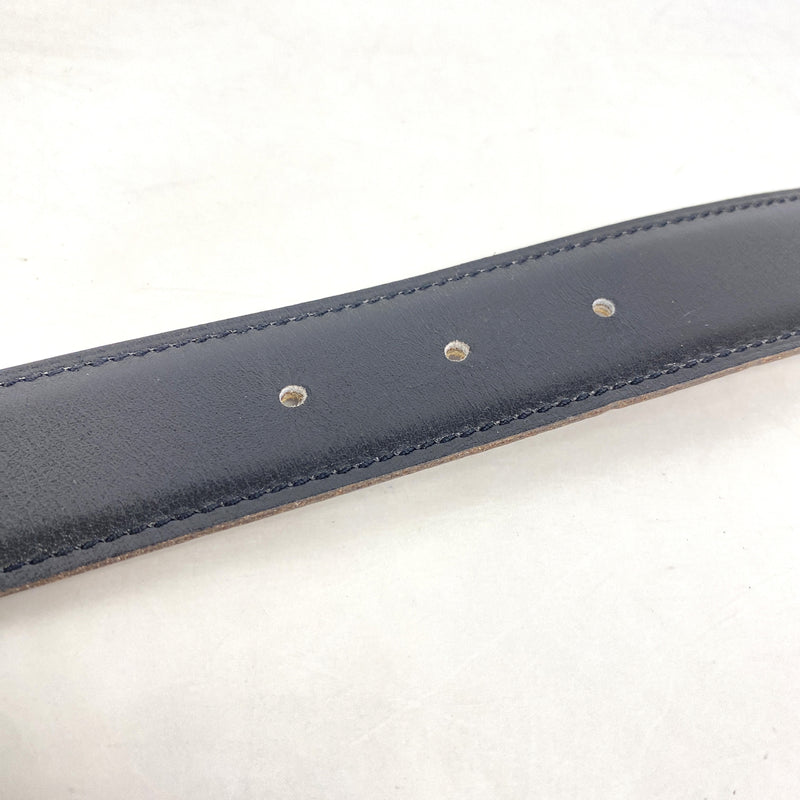 【6he4660】エルメス ベルト コンスタンスベルト ボックスカーフ トリヨンクレマンス ブラック ナチュラル シルバー金具 □H刻印【中古】メンズ レディース ユニセックス