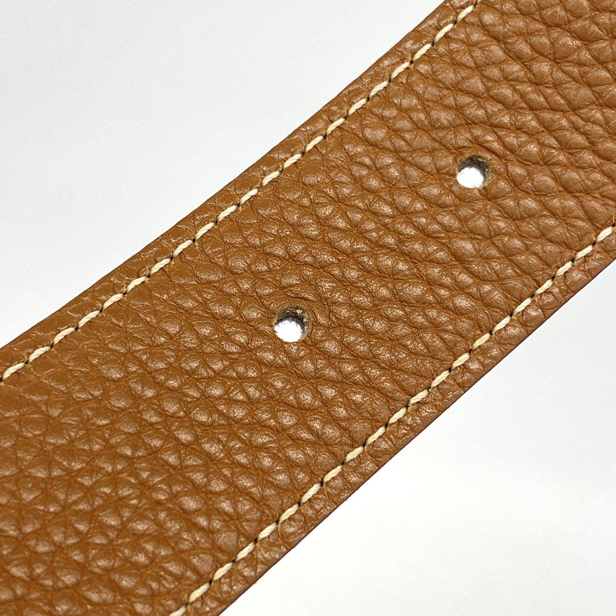 【6he4660】エルメス ベルト コンスタンスベルト ボックスカーフ トリヨンクレマンス ブラック ナチュラル シルバー金具 □H刻印【中古】メンズ レディース ユニセックス
