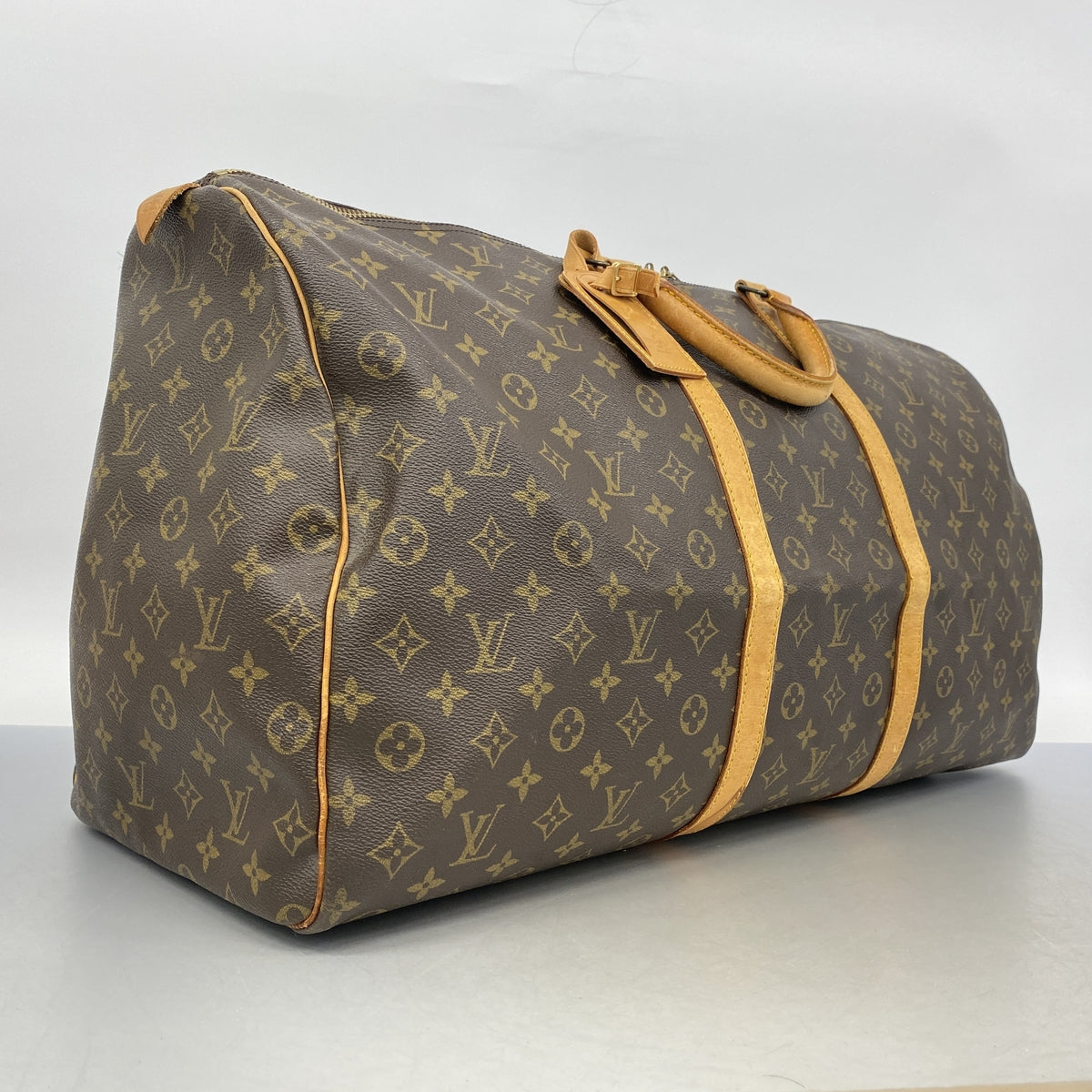【6he4661】ルイヴィトン ボストンバッグ モノグラム キーポル60 M41422 ブラウン【中古】メンズ レディース ユニセックス