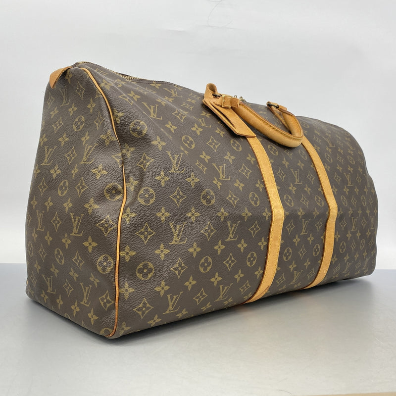 【6he4661】ルイヴィトン ボストンバッグ モノグラム キーポル60 M41422 ブラウン【中古】メンズ レディース ユニセックス