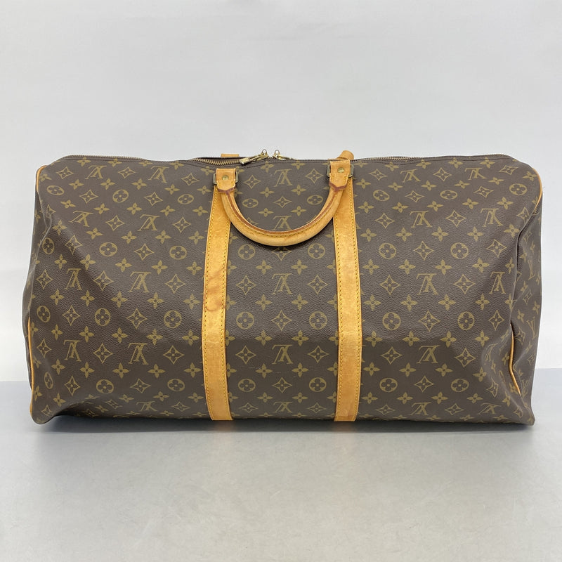 【6he4661】ルイヴィトン ボストンバッグ モノグラム キーポル60 M41422 ブラウン【中古】メンズ レディース ユニセックス