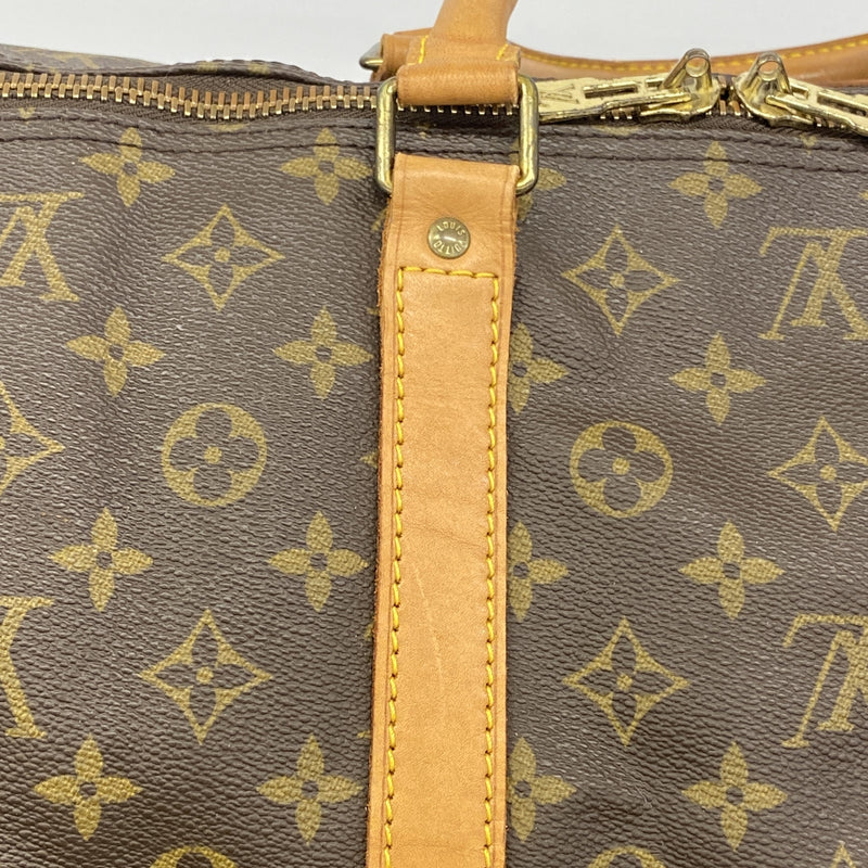 【6he4662】ルイヴィトン ボストンバッグ モノグラム キーポルバンドリエール60 M41412 ブラウン【中古】メンズ レディース ユニセックス