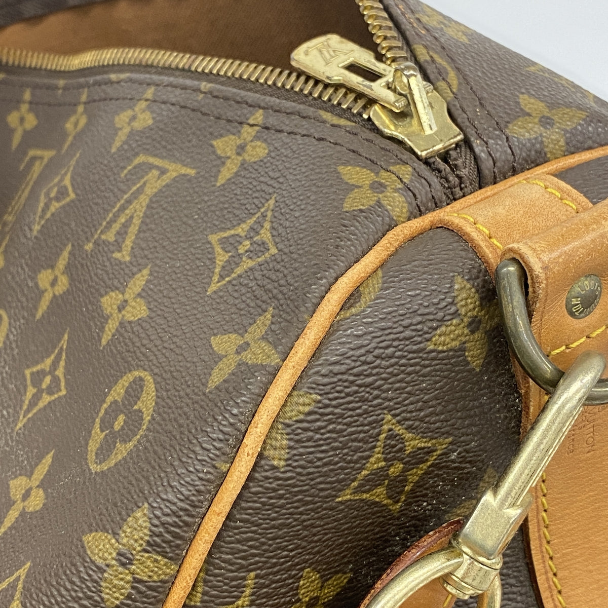【6he4662】ルイヴィトン ボストンバッグ モノグラム キーポルバンドリエール60 M41412 ブラウン【中古】メンズ レディース ユニセックス