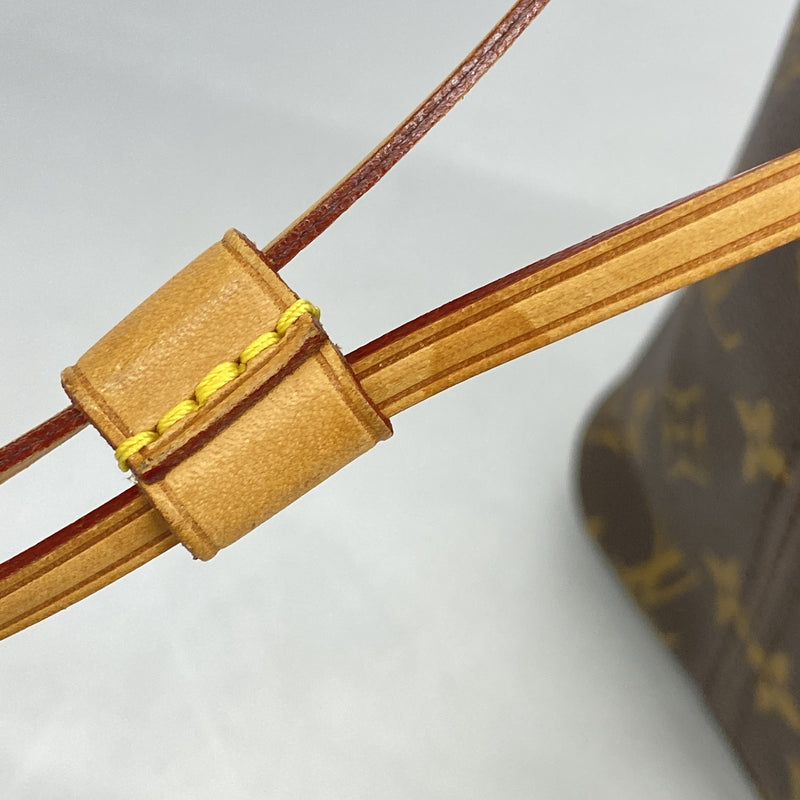 【6he4663】ルイヴィトン トートバッグ モノグラム ネヴァーフルMM M40156 ブラウン【中古】レディース