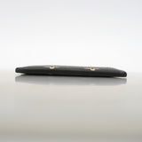 【6he4674】ルイヴィトン カードケース モノグラム・アンプラント バイカラー ポルトカルトサーンプル M81022 ブラック ベージュ【中古】レディース