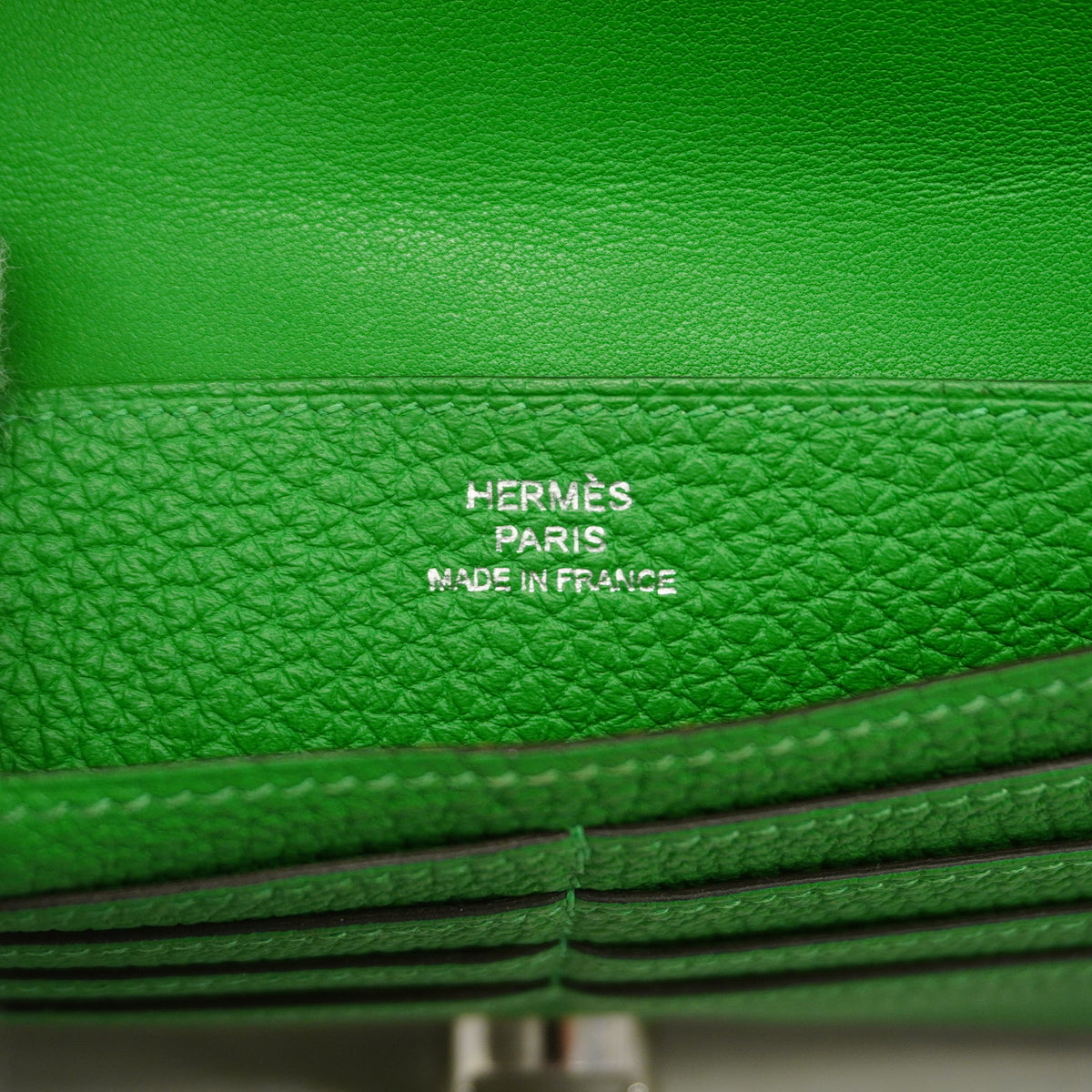 【6he4676】エルメス 長財布 ドゴンロング トゴ バンブー シルバー金具 R刻印【中古】メンズ レディース ユニセックス
