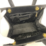 【6he4678】サルヴァトーレフェラガモ ハンドバッグ ヴァラ レザー ブラック ゴールド金具【中古】レディース