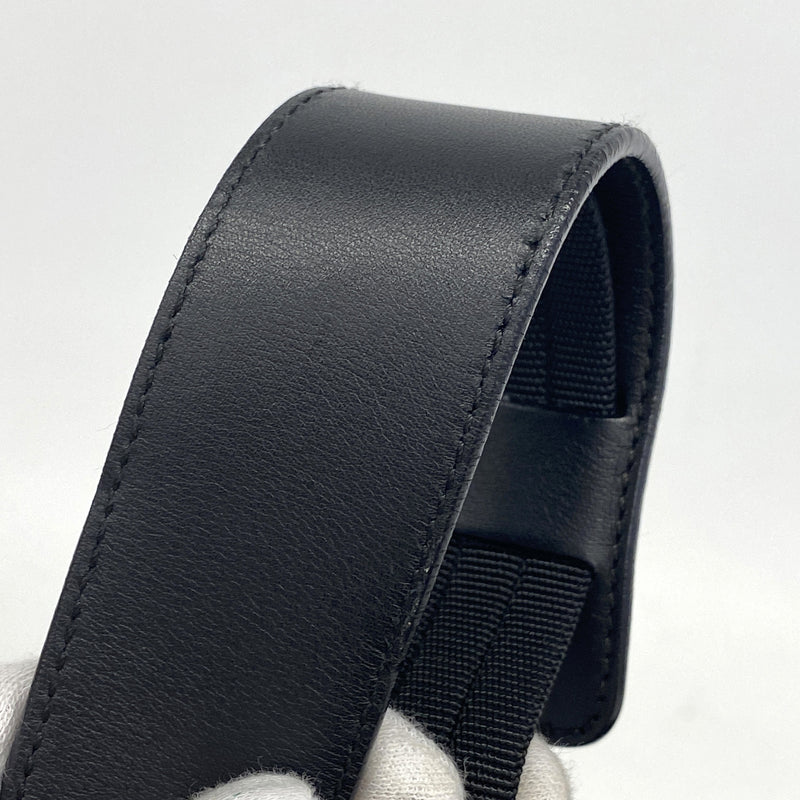 【6he4679】サルヴァトーレフェラガモ ショルダーバッグ ガンチーニ キャンバス ブラック シルバー金具【中古】レディース