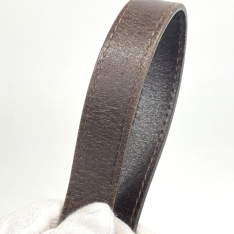 【6he4681】フェンディ ハンドバッグ ズッカ マンマバケット ナイロンキャンバス ブラウン シルバー金具【中古】レディース