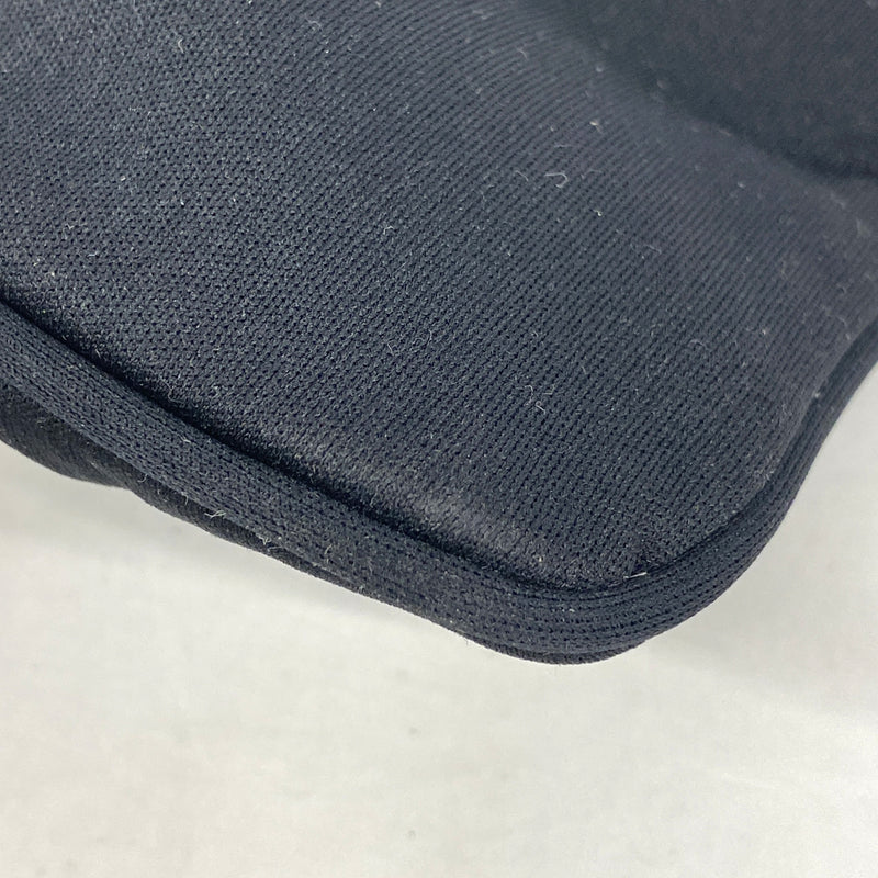 【6he4684】フェンディ ハンドバッグ ナイロン ブラック シルバー金具【中古】レディース