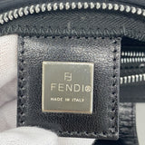 【6he4684】フェンディ ハンドバッグ ナイロン ブラック シルバー金具【中古】レディース