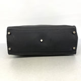 【6he4687】フェンディ ハンドバッグ モンスター セレリア ピーカブー レザー ブラック シルバー金具 2wayバッグ【中古】メンズ