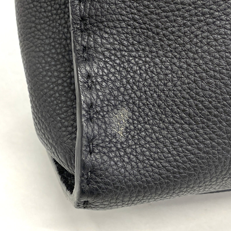 【6he4687】フェンディ ハンドバッグ モンスター セレリア ピーカブー レザー ブラック シルバー金具 2wayバッグ【中古】メンズ