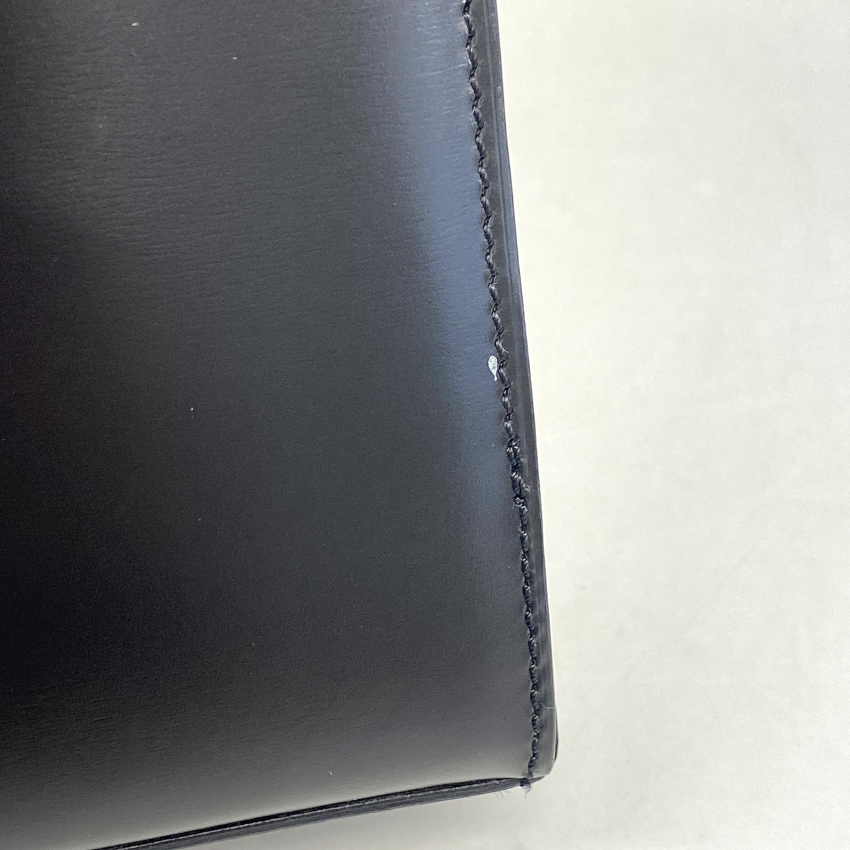 【6he4688】カルティエ ハンドバッグ パンテール レザー ブラック シルバー金具【中古】レディース