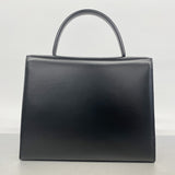 【6he4688】カルティエ ハンドバッグ パンテール レザー ブラック シルバー金具【中古】レディース