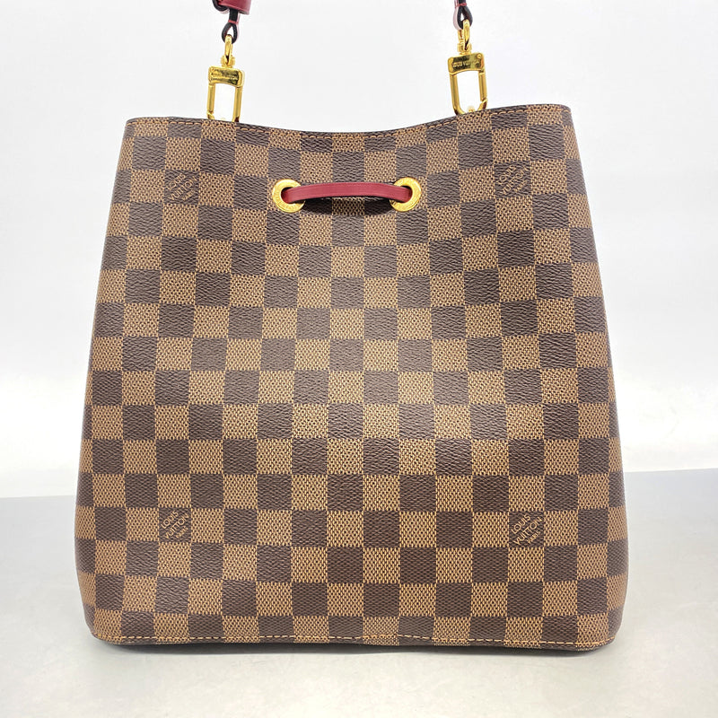 【6he4689】ルイヴィトン ショルダーバッグ ダミエ ネオノエ N40214 エベヌ/チェリーベリー【中古】レディース