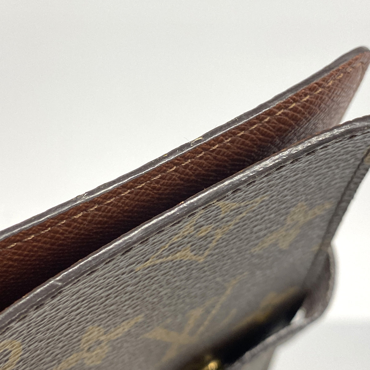 【6he4693】ルイヴィトン 手帳カバー モノグラム アジェンダMM R20105 ブラウン【中古】メンズ レディース ユニセックス
