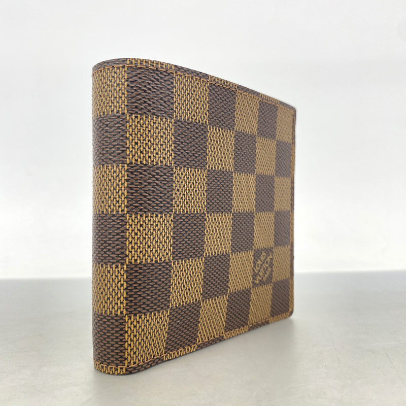【6he4694】ルイヴィトン 財布 ダミエ ポルトビエカルトクレディモネ N61665 エベヌ【中古】メンズ