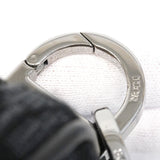 【6he4695】クリスチャンディオール ショルダーバッグ オブリーク サドル キャンバス ブラック シルバー金具【中古】メンズ
