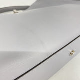 【6he4704】フェンディ ハンドバッグ ピーカブー エッセンシャル レザー グレー シルバー金具 2wayバッグ【中古】レディース